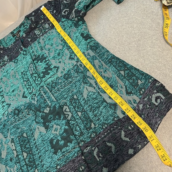 Susan Graver Artisan Jacket Size 14 Boho Carpet Mature Grunge Festival Artsy - Picture 8 of 13